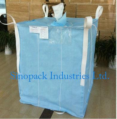 kopen 1000kg Anti statische Industrial Bulk Tassen CROHMIQ blauw / wit voor opslag chemisch poeder online manufacture