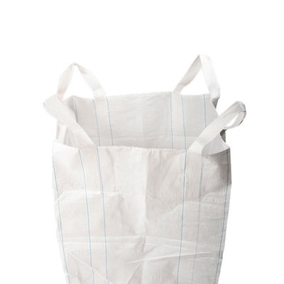 kopen UN Big Bag FIBC Bulk Bag met vulopening met duffeltop, dubbele kettingsteek en witte kleur voor veilig bulktransport online manufacture