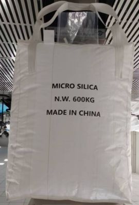 UN Big Bag FIBC met dubbele kettingsteek Blauwe Lus Kleur en Witte Kleur voor Veilig Transport
