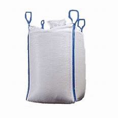 UN Big Bag met Duffle Top Spout 1000kg Capaciteit Blauwe Lussen